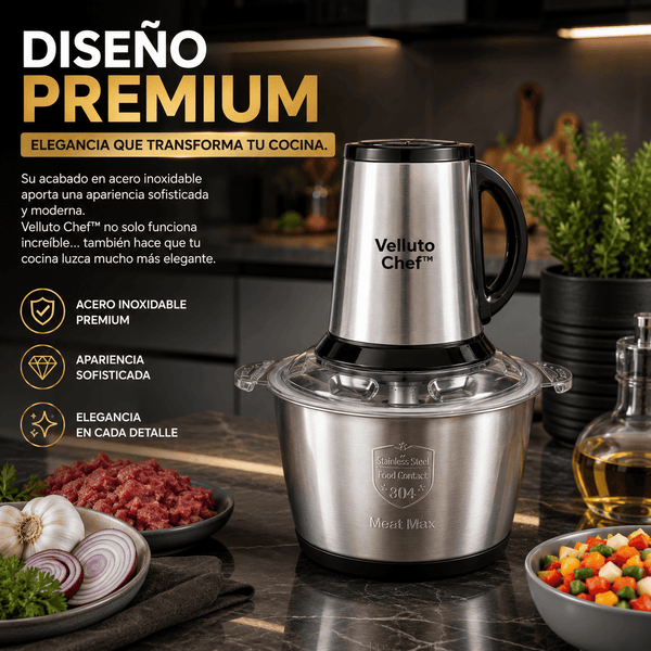 Picador De Alimentos Moedor De Carne Mixer | Velutto chef - Hoy con Regalo Sorpresa