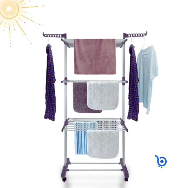 Tendedero SecMax™ Vertical de 4 Niveles - Big Happy