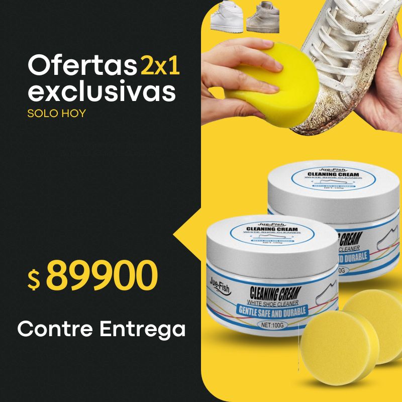 Crema Limpiadora Blanqueadora de Zapatillas | CleanPlus