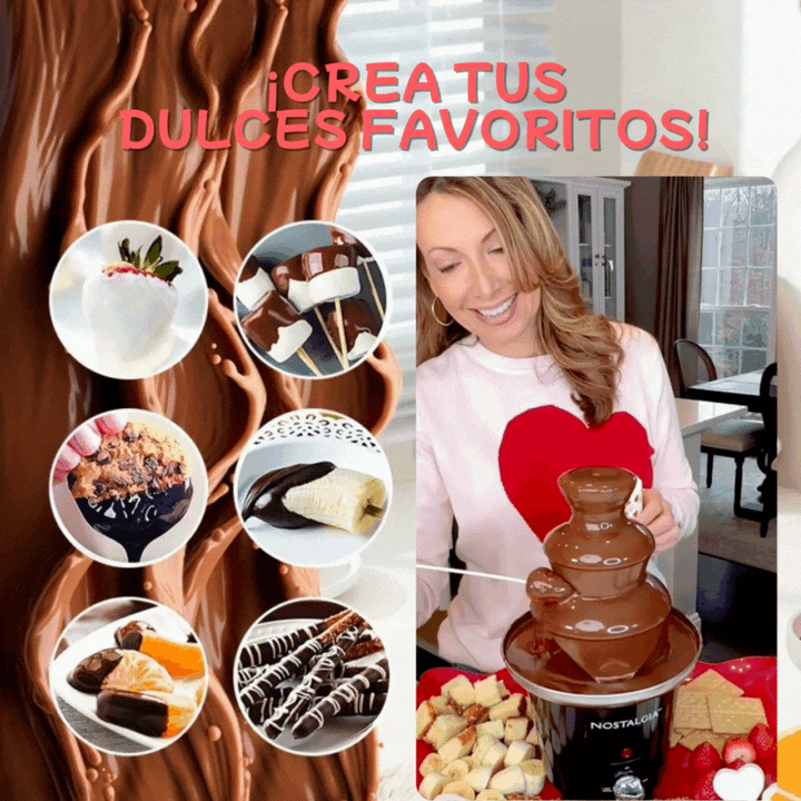 Fuente de Chocolate con Máquina de Donas de Regalo HOY