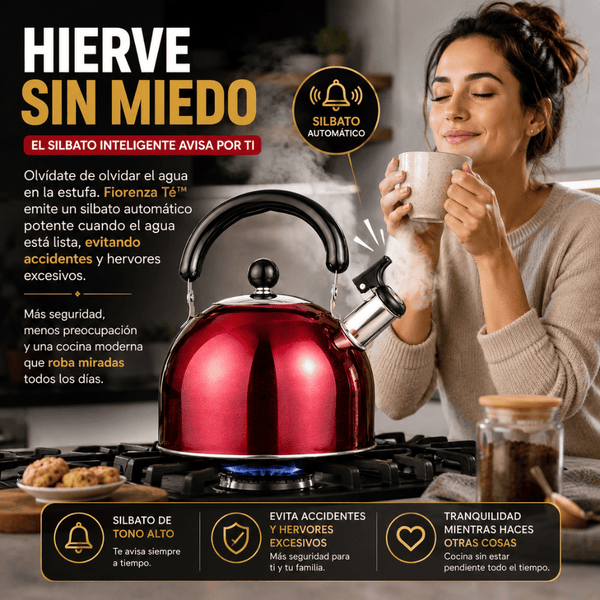 Fiorenza Té™ — La Tetera Que Transformó La Forma de Hervir Agua