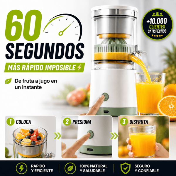 Exprimidor de limón y naranja electrico recargable - JuiceVita Press