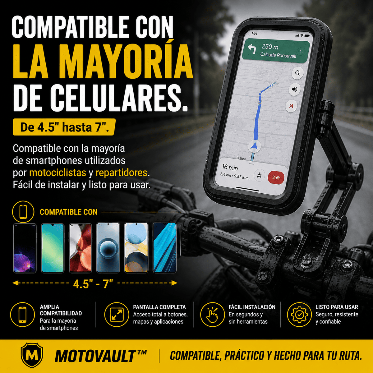 MotoVault™ | Protección inteligente para motociclistas