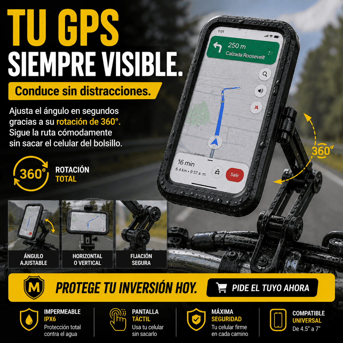 MotoVault™ | Protección inteligente para motociclistas