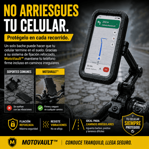 MotoVault™ | Protección inteligente para motociclistas