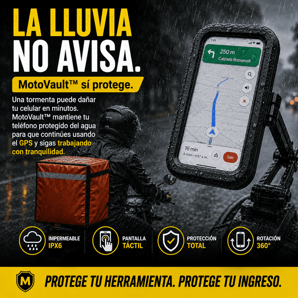 MotoVault™ | Protección inteligente para motociclistas