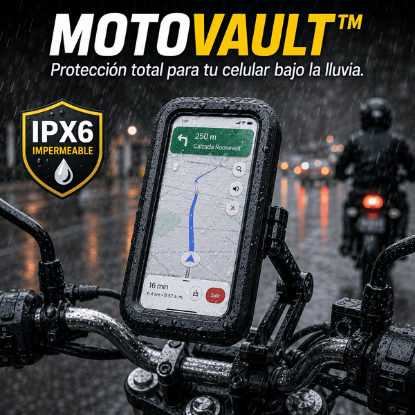 MotoVault™ | Protección inteligente para motociclistas