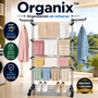 Tendedero Plegable Vertical Organix™ – Secado Rápido y Máximo Ahorro de Espacio