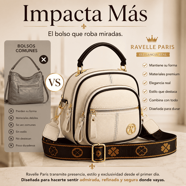Bolso de hombro elegante e informal | Ravelle Paris