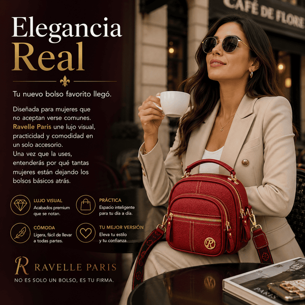 Bolso de hombro elegante e informal | Ravelle Paris