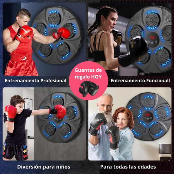RitmoBox | ¡El Único Tablero de Boxeo Musical que Reta Tus Reflejos y Quema Calorías