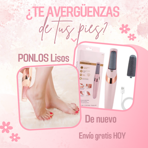 Lima Elétrica para pies VelouFeet™ 🔥 – El Secreto de los Pies Perfectos