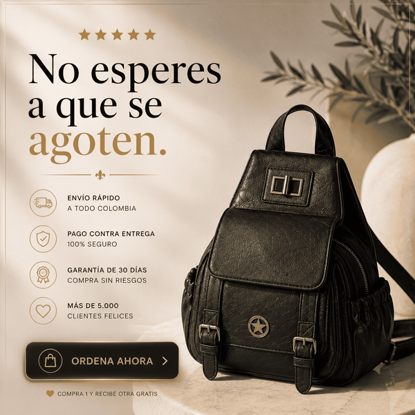 Mochila Mujer Velmora Paris™ | Último día de la Promoción.