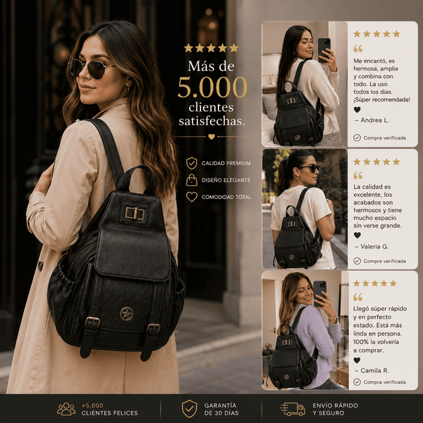 Mochila Mujer Velmora Paris™ | Último día de la Promoción.