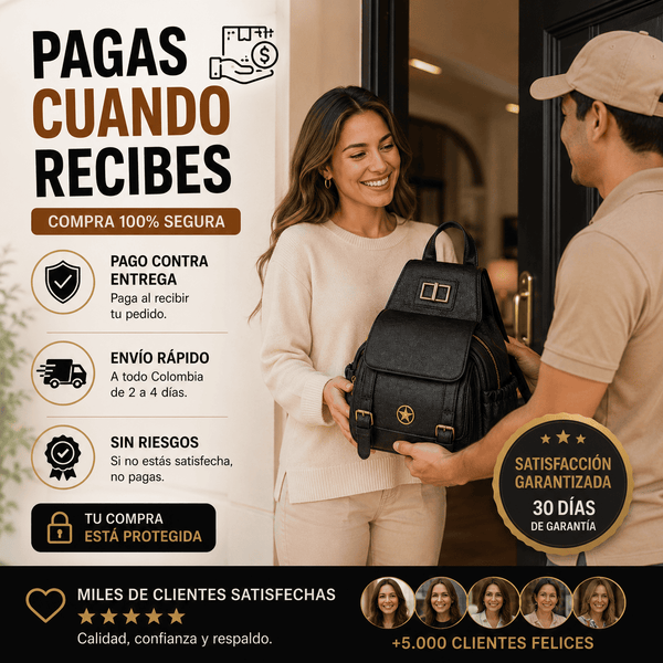 Mochila Mujer Velmora Paris™ | Último día de la Promoción.