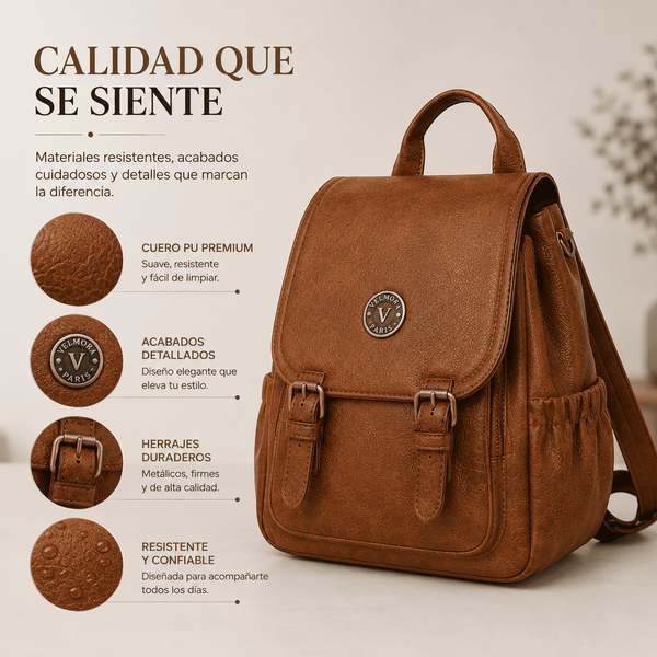 Mochila Mujer Velmora Paris™ | Último día de la Promoción.