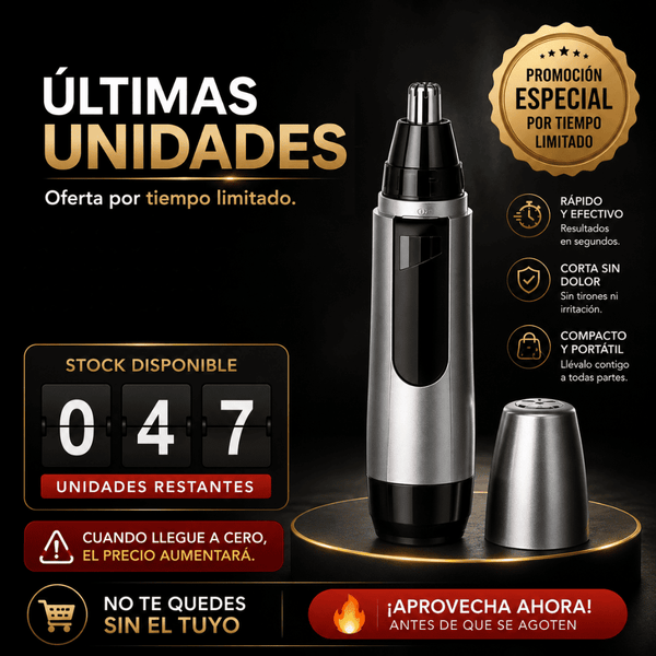 Recortador de pelo de nariz y orejas - Precision Velutto