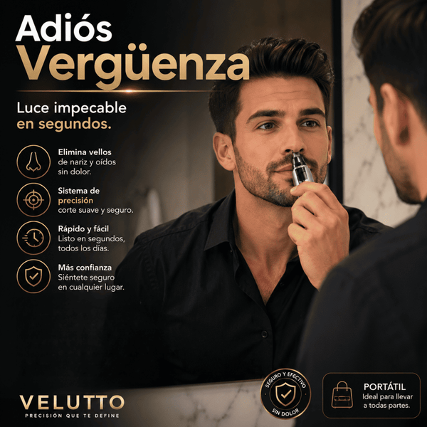 Recortador de pelo de nariz y orejas - Precision Velutto