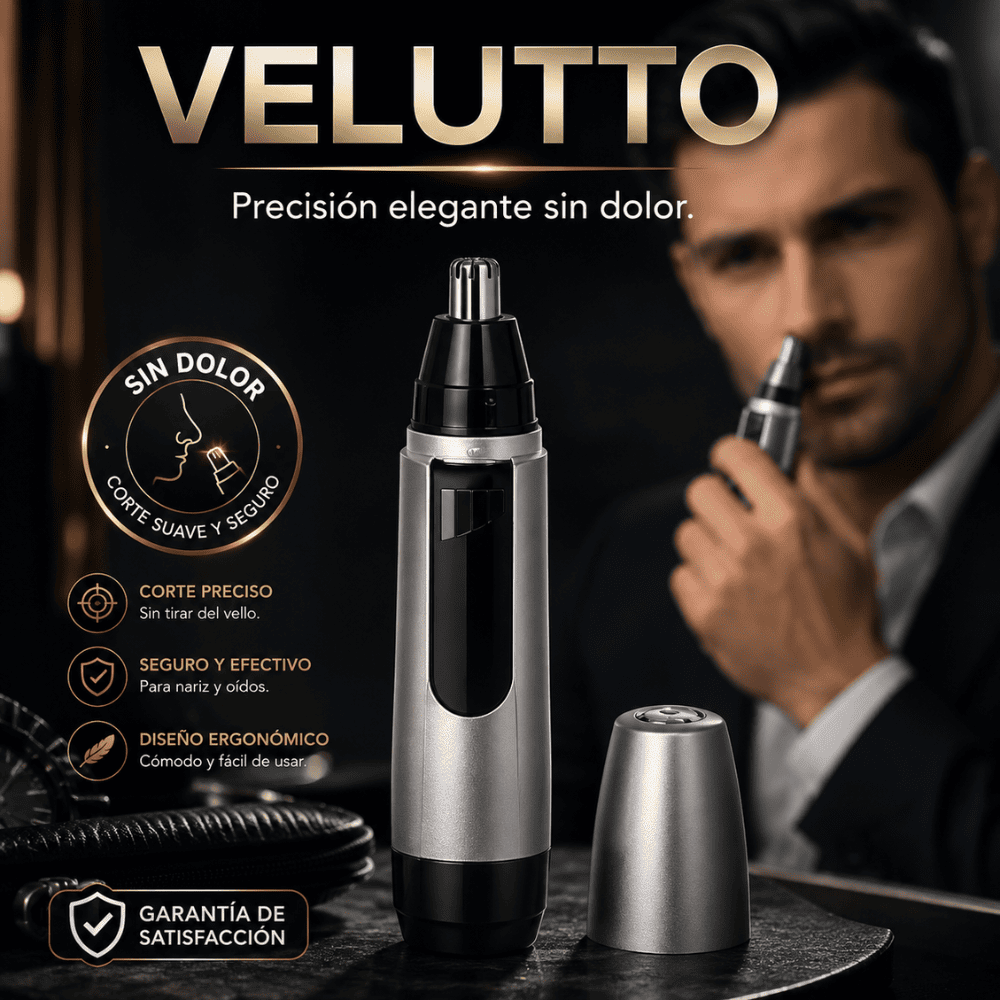 Recortador de pelo de nariz y orejas - Precision Velutto